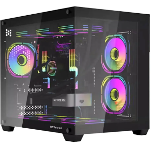 Small form factor PC on minimalist desk
